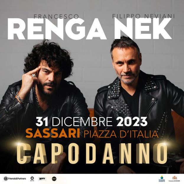 Capodanno a Sassari 2024: una notte indimenticabile con Renga e Nek