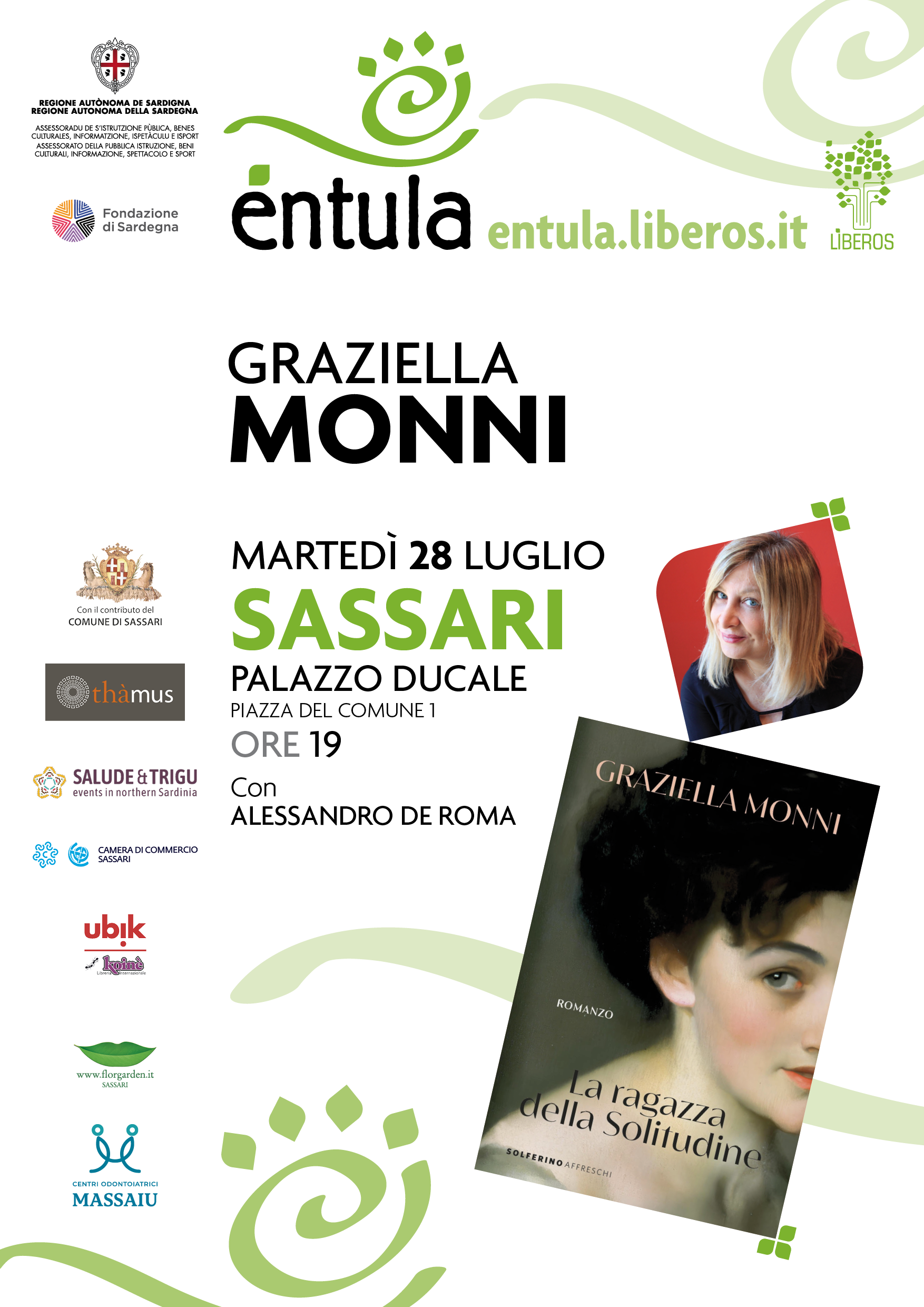 Locandina Entula a Sassari - Graziella Monni