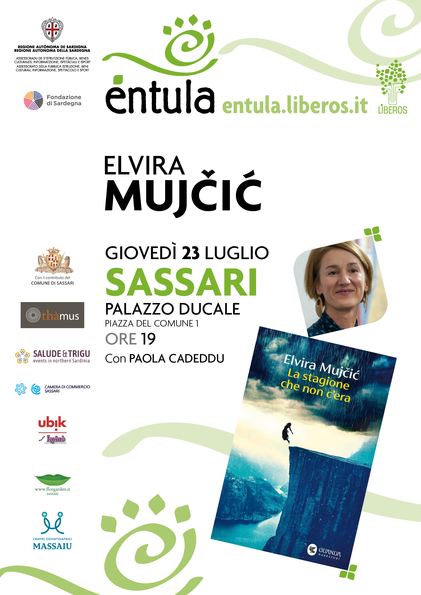 Locandina Entula a Sassari - Elvira Mujčić