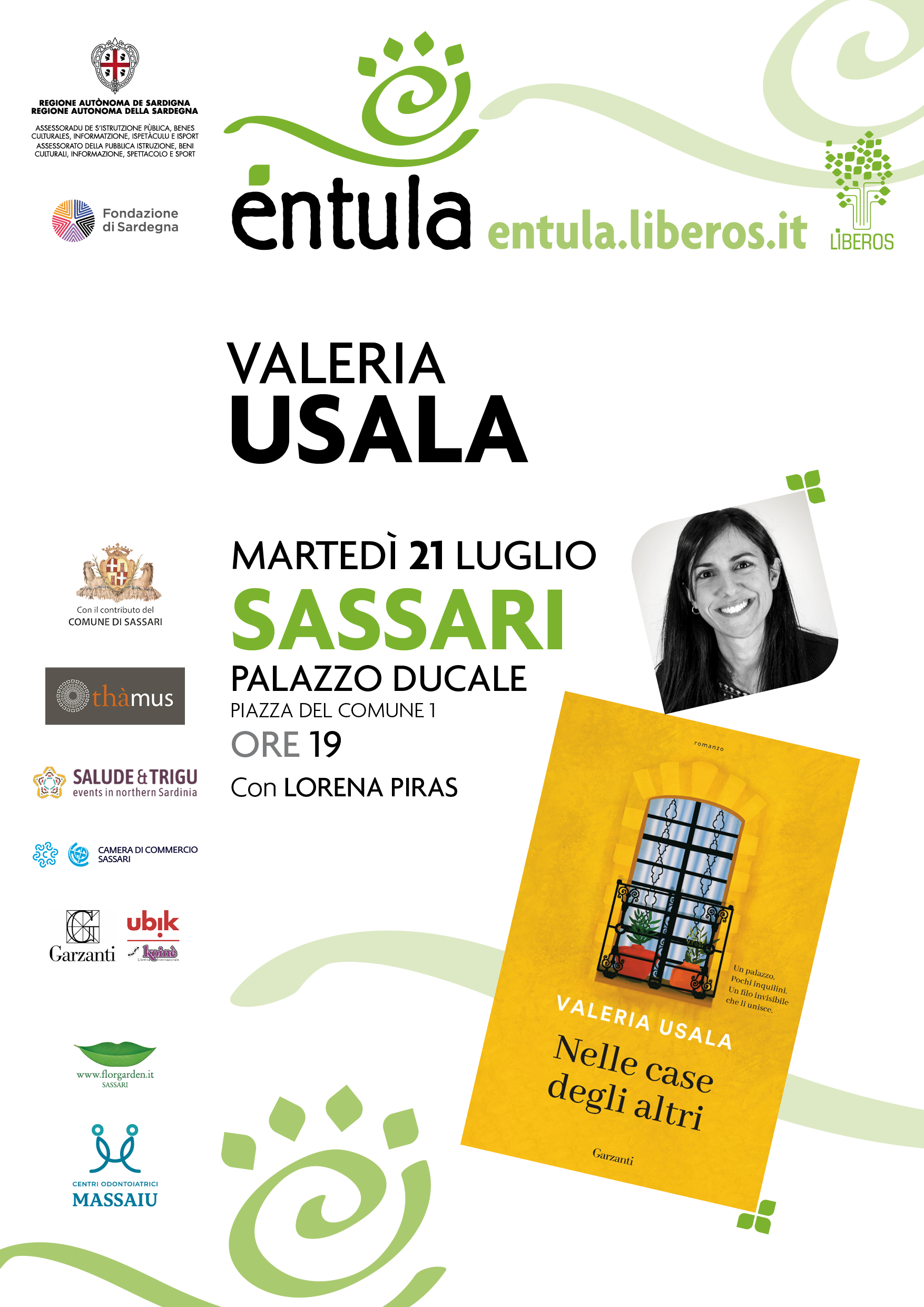 Locandina Entula a Sassari - Valeria Usala