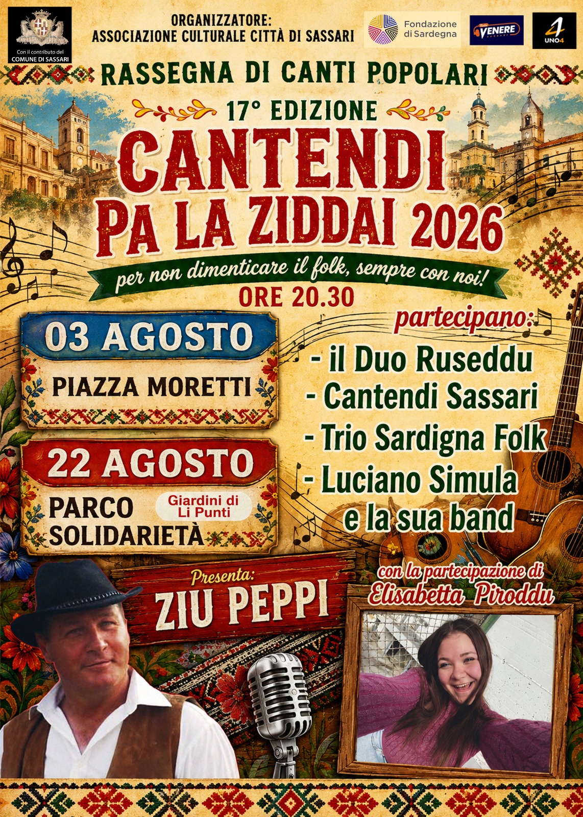 Locandina Cantendi pa la Ziddai 2026