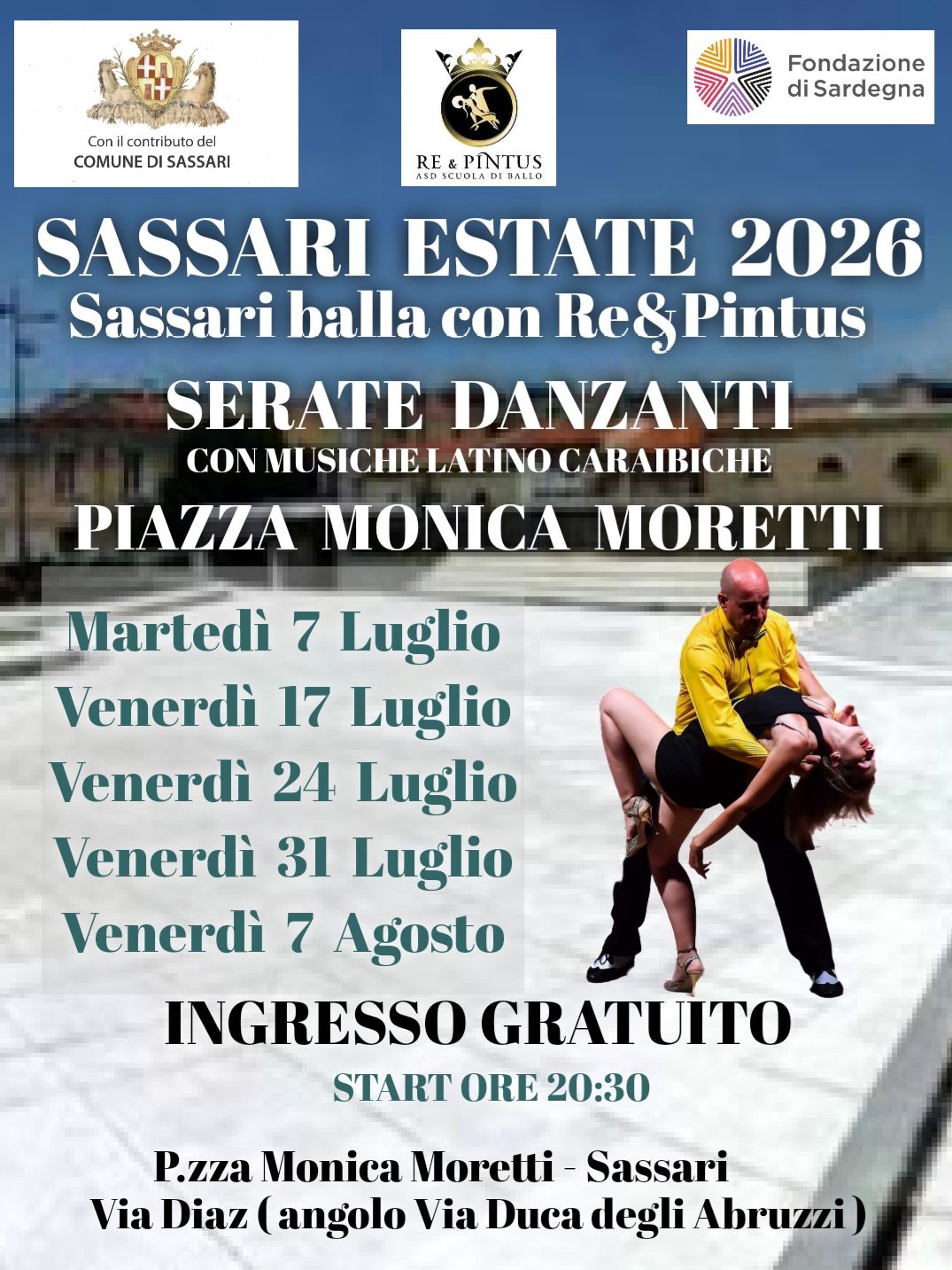 Locandina Sassari Balla con Re&Pintus
