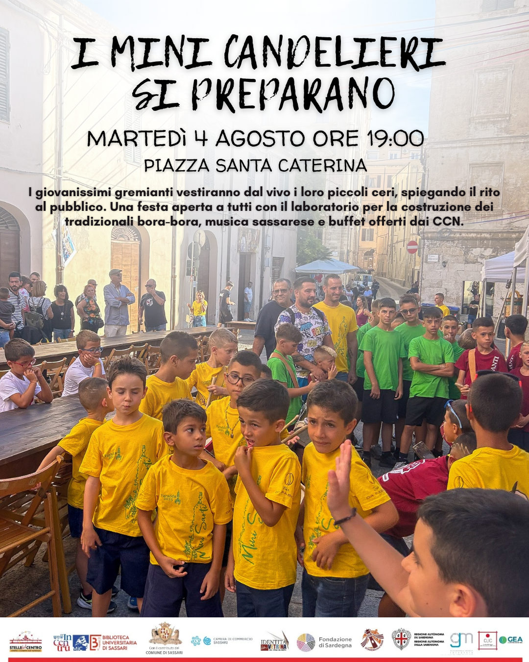 Locandina Vestizione dei Piccoli Candelieri