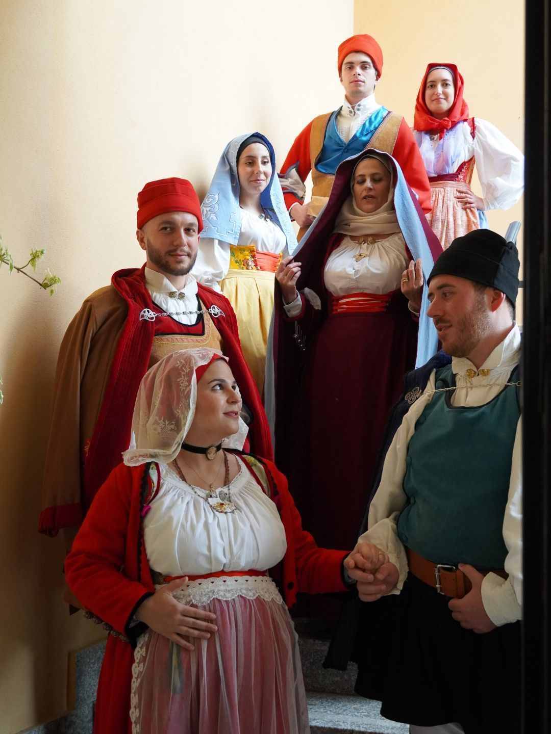 Abito tradizionale di Sassari alla Cavalcata Sarda
