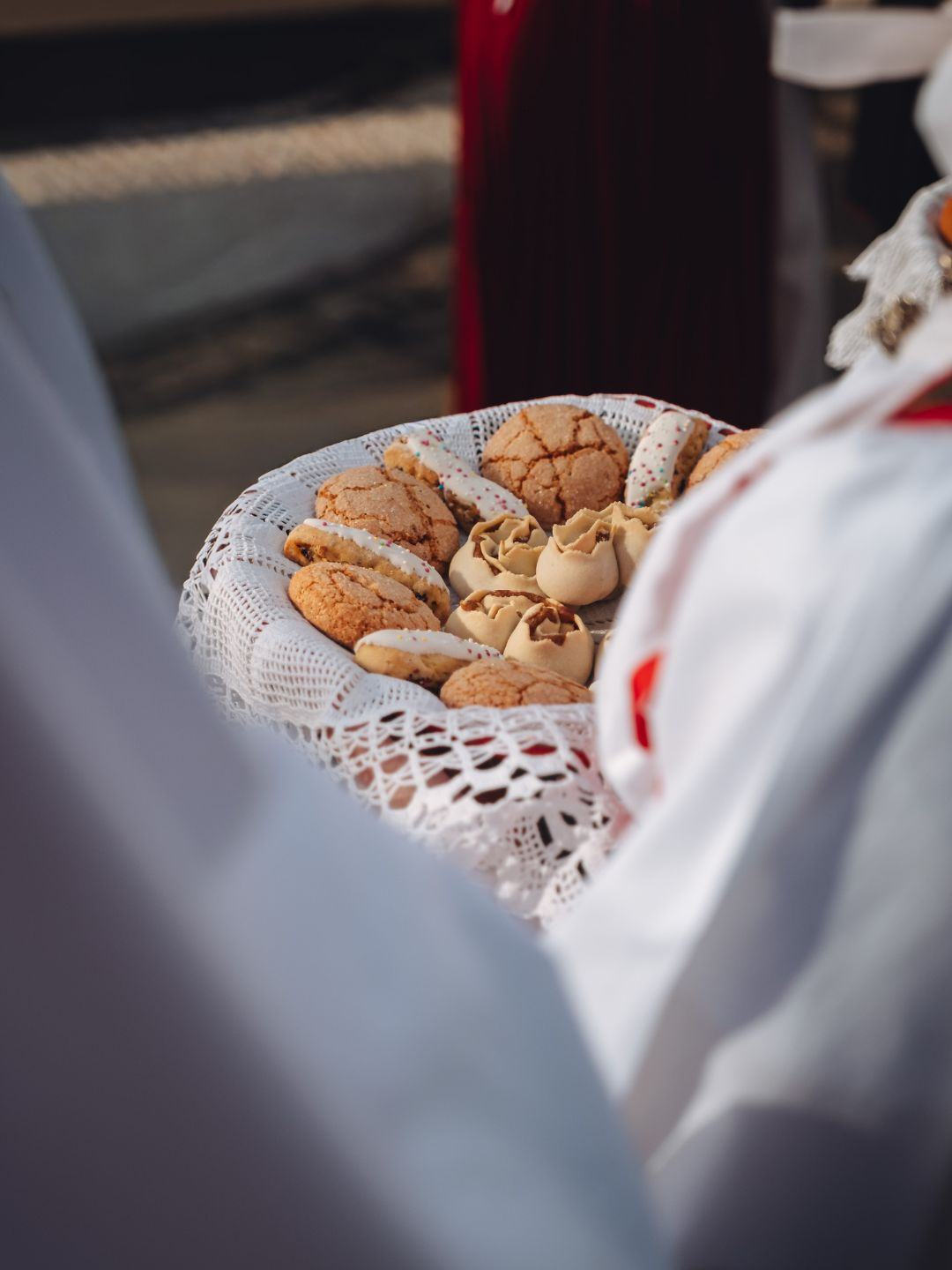 Dolci tipici durante la Cavalcata Sarda a Sassari