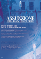 Locandina Festeggiamenti Assunzione della Beata Vergine Maria