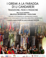 Locandina mostra I Gremi a la Faradda di li Candareri
