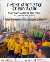 Locandina Vestizione dei Piccoli Candelieri