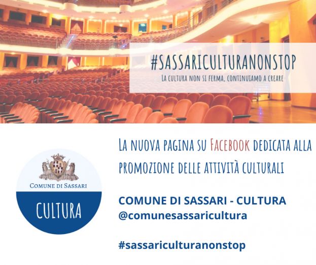 Coronavirus, anche a Sassari la cultura non si ferma: #sassariculturanonstop