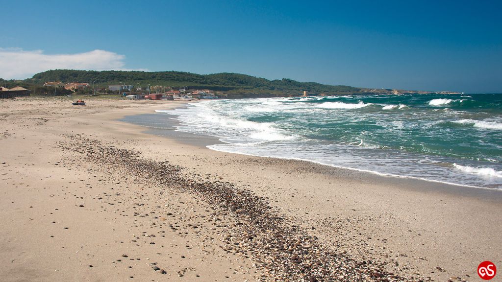 La spiaggia di Platamona. Il luogo piano